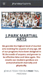 Mobile Screenshot of jparkmartialarts.com